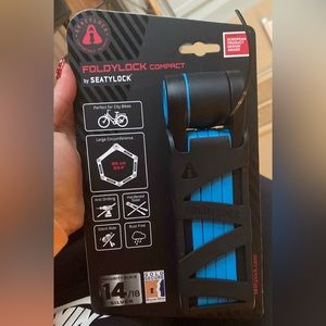 Foldylock by seatylock bike lock